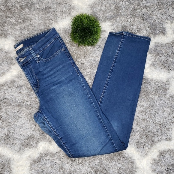 Levi's Denim - [Levi's] Blue '314' Shaping Straight Jeans